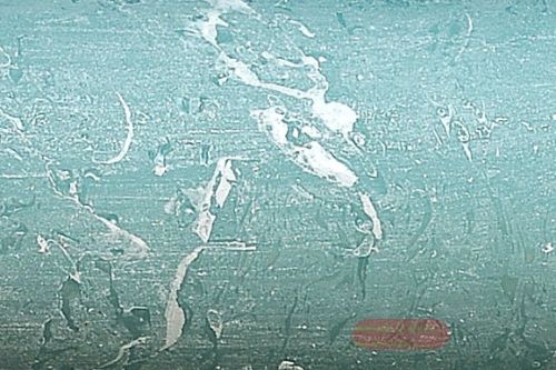 Bild von Rustic Kubuskerze, H10cm x  95x 95mm, lagune*