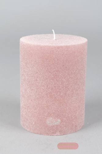 Bild von Velvet Zylinderkerze, 13cm x Ø100mm, altrosé*