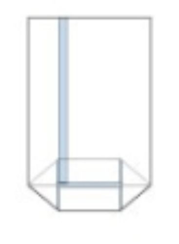 Bild von Kreuzbodenbeutel 30my, B145x H210mm, klar