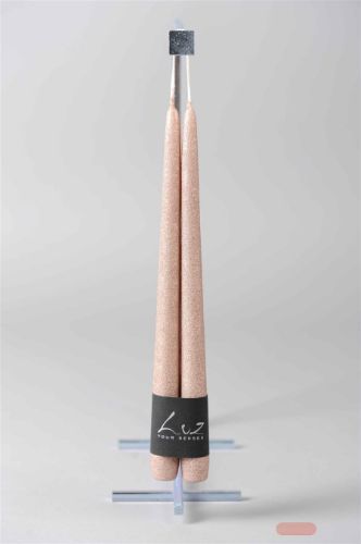 Bild von Metallic Tauchkerze, 30cm x Ø22mm - Paar, champ.