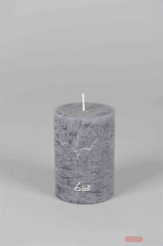 Bild von Rustic Zylinderkerze, 10cm x Ø70mm, basalt