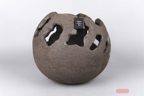 Bild von Kugel, mit Löcher Ø32cm, dunkelbraun