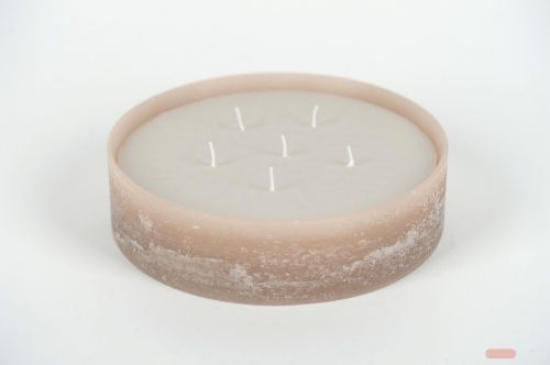 Bild von 6-Docht Kerze im Topf, H6cm x Ø225mm, portobello