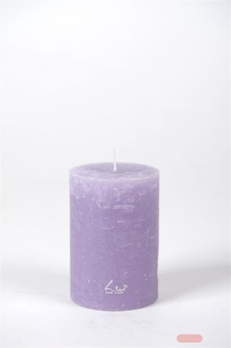 Bild von Rustic Zylinderkerze, 10cm x Ø70mm, wisteria