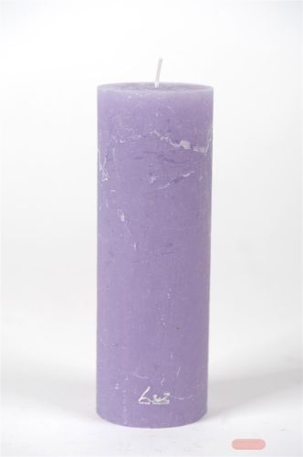 Bild von Rustic Zylinderkerze, 20cm x Ø70mm, wisteria