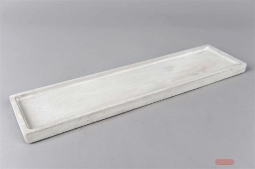 Bild von Untersetzer, Zement L43.6x 6x H2cm, natur