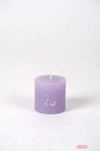 Bild von Rustic Zylinderkerze,   5cm x Ø50mm, wisteria