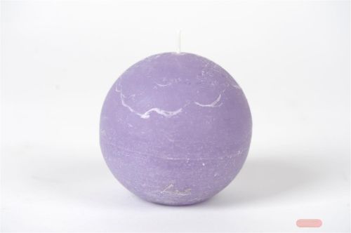 Bild von Rustic Kugelkerze, Ø100mm, wisteria