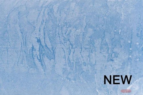 Bild von Rustic Kubuskerze, H7cm x  70x 70mm, capri blau*