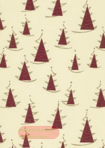 Bild von Bogen 70x 100cm, Bosco Tannen, elfenbein-rot*