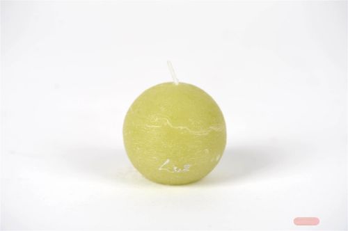 Bild von Rustic Kugelkerze, Ø 60mm, grün*