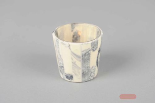 Bild von Votiv, Mosaico conica Ø6.5x H6.5cm, creme