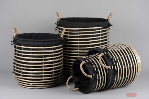 Bild von Korb, Weide rund Ø26x 32cm, natur