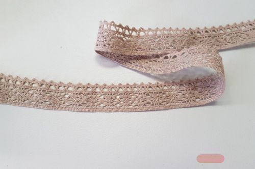 Bild von Band 15m/ 19mm, Häkel-Spitzenborte, natur