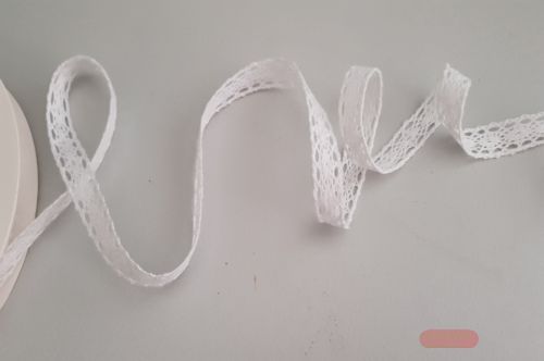Bild von Band 15m/ 12mm, Häkel-Spitzenborte, weiss