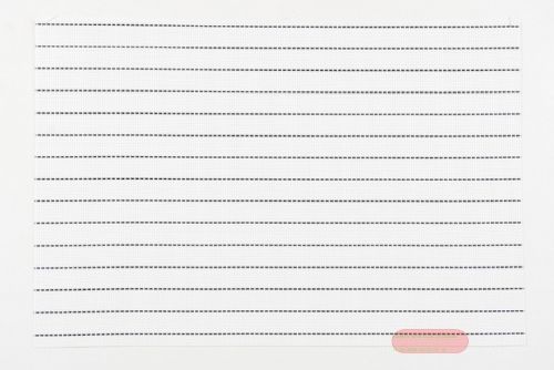 Bild von Placemat, 43x 30cm Linien - waschbar, weiss