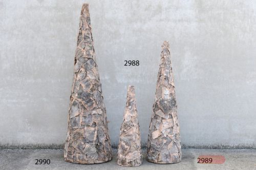 Bild von Kegel, Birkenbarke Holz Ø28x H90cm, natur