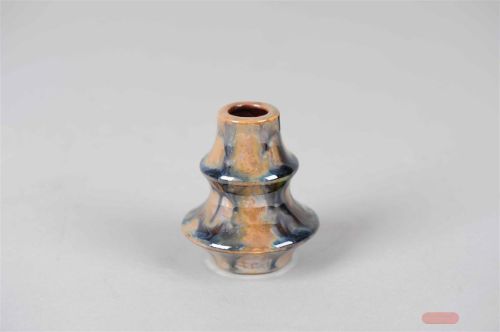 Bild von Vase, Keramik Ø7.5x H9cm, flamejante