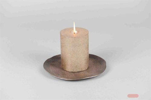 Bild von Rundschale, Alu Ø22x H1.5cm, copper mink