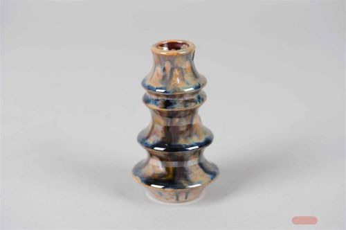 Bild von Vase, Keramik Ø7x H13cm, flamejante