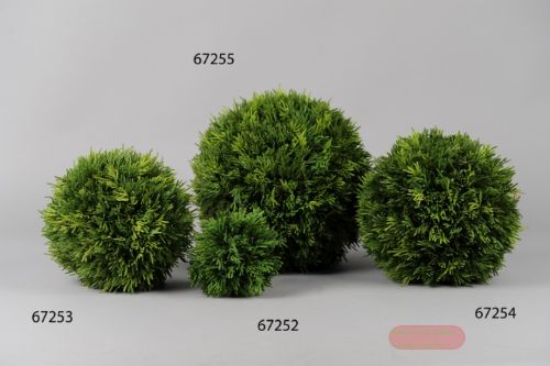 Bild von Deko Kugel, Thuja smaragd 25cm, grün