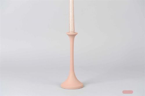 Bild von Kerzenständer, Alu Ø10 x H25cm, skin tone