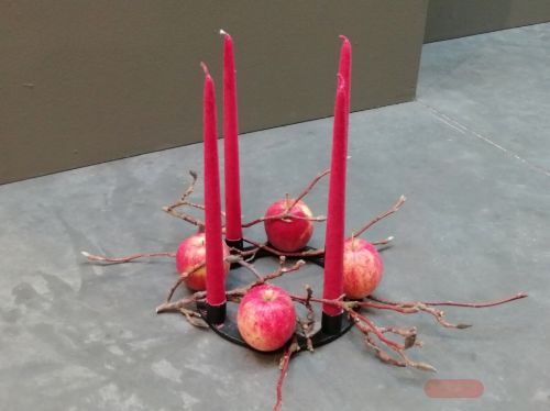 Bild von Kerzenständer, metal - rund Ø 22cm, black