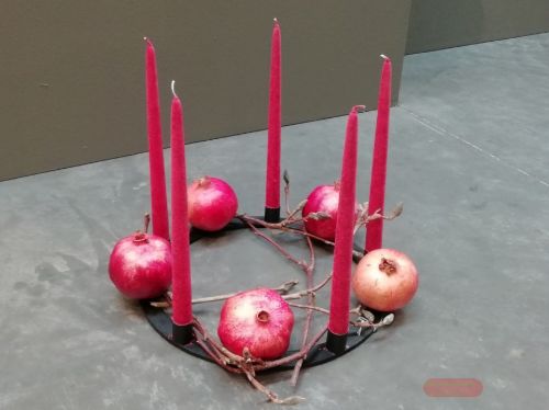 Bild von Kerzenständer, metal - rund Ø 34cm, black