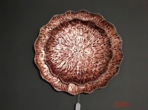 Bild von Schale, Alu Dekoplatte - Ø51cm, bronze