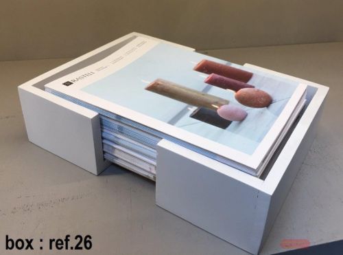 Bild von Box, 19x 25x H5cm für Werbung, weiss