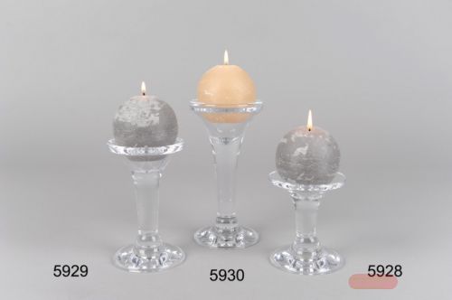 Bild von Kerzenständer, Semplice Ø9x 11cm, klar