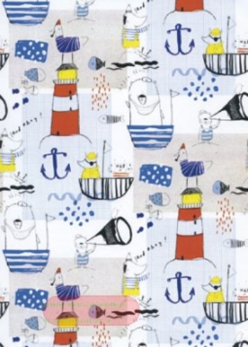 Bild von Rolle 200m x  70cm, Ahoi, bunt