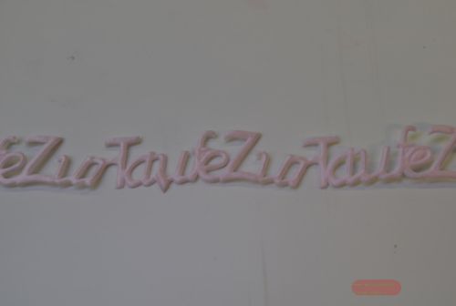 Bild von Band 10m/ 15mm, Zur Taufe 180x - klebend, rosa