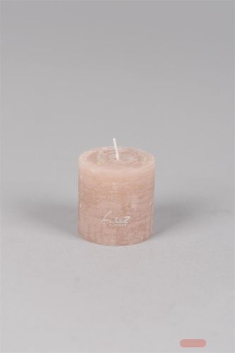 Bild von Rustic Zylinderkerze,   5cm x Ø50mm, portobello