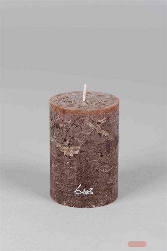 Bild von Rustic Zylinderkerze, 10cm x Ø70mm, moca*