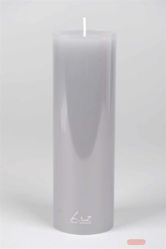 Bild von Kerze Classic, Uni - 24 x Ø 76mm, hellgrau