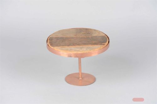 Bild von Untersetzer, auf Fuss Ø25x H18cm, natur/rosenholz