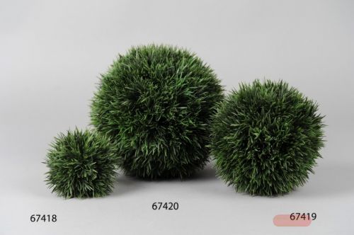 Bild von Deko Kugel, Gras 12cm, grün