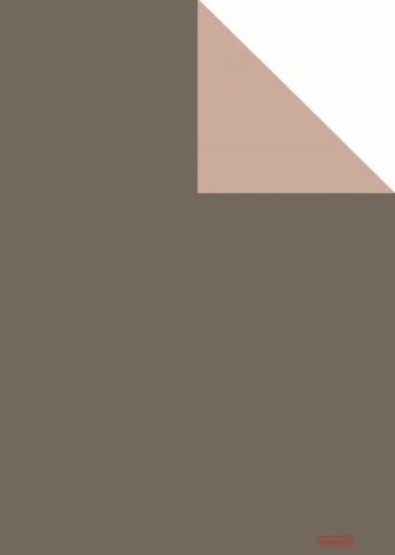 Bild von Bogen 70x 100cm, Uni Duo, taupe/rosé