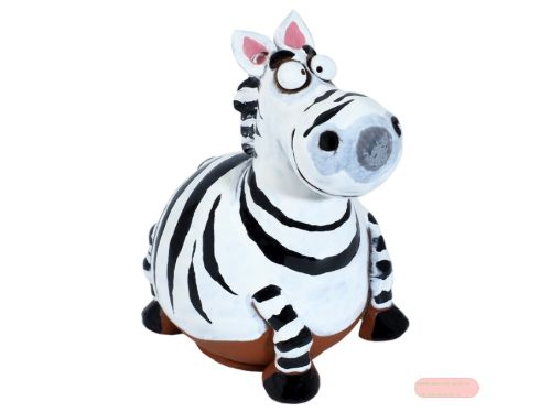 Bild von Gartenkeramik, Zebra 20cm, wintertauglich - ohne Stab