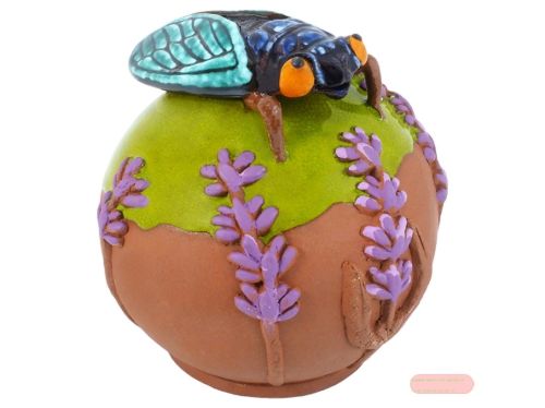 Bild von Gartenkeramik, Grille 16cm, wintertauglich - ohne Stab