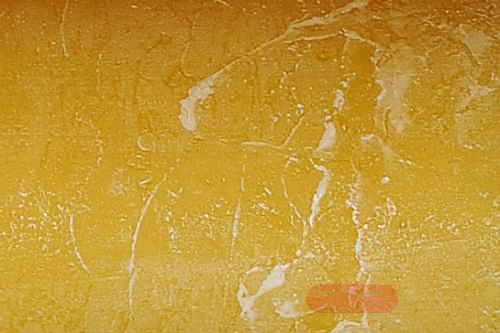 Bild von Rustic Zylinderkerze, 16cm x Ø60mm, ocker