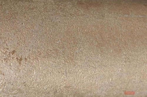 Bild von Metallic Zylinderkerze, 16cm x Ø60mm, antikgold