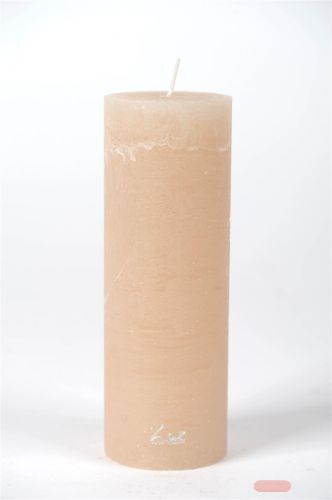 Bild von Rustic Zylinderkerze, 15cm x Ø50mm, mondstein