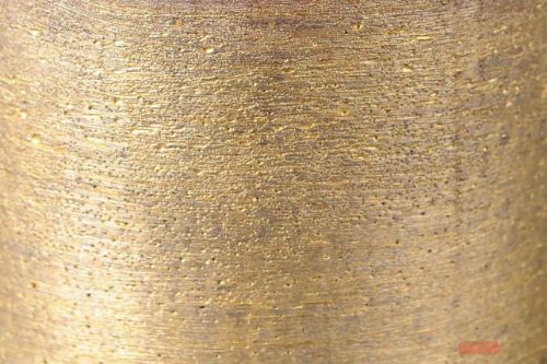 Bild von Metallic Zylinderkerze, 20cm x Ø70mm, gold/26