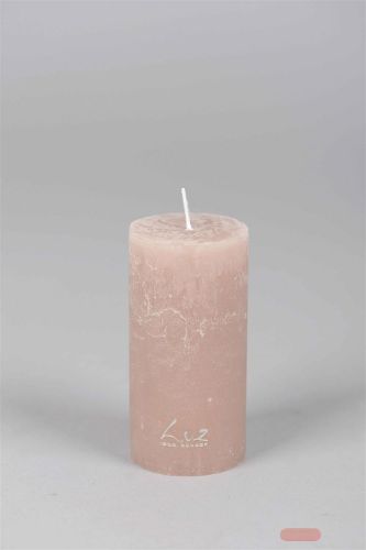 Bild von Rustic Zylinderkerze, 20cm x Ø80mm, portobello