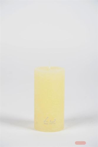 Bild von Rustic Zylinderkerze, 10cm x Ø50mm, butter