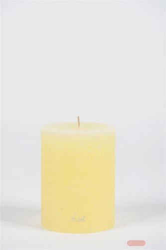 Bild von Rustic Zylinderkerze, 13cm x Ø100mm, butter