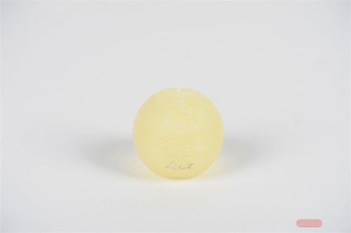 Bild von Rustic Kugelkerze, Ø 60mm, butter