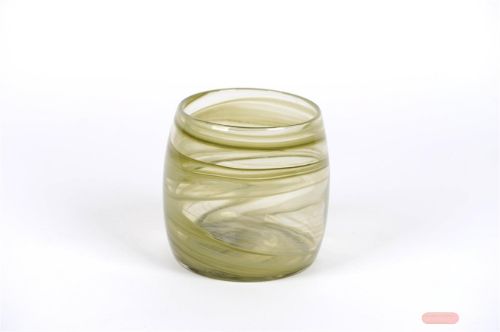 Bild von Glasvase, Giddy Ø17.5x H12cm, green